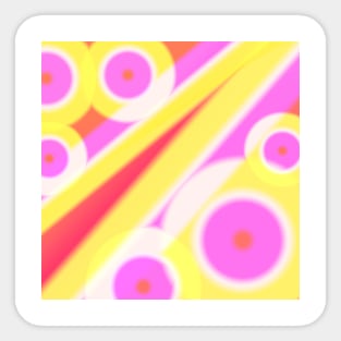pink yellow texture gradient Sticker